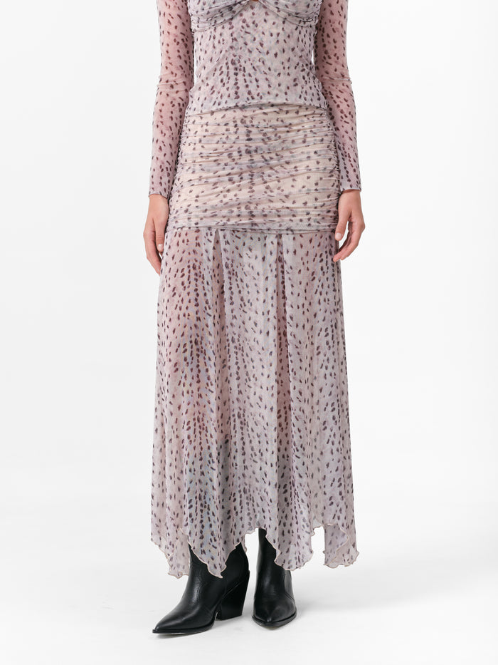 DAHLIA SKIRT GREY DEER