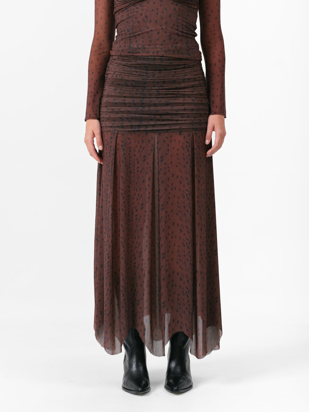 DAHLIA SKIRT BROWN DEER