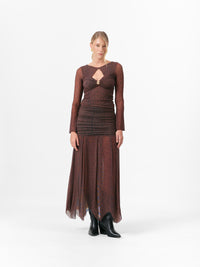 DAHLIA SKIRT BROWN DEER
