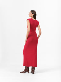 MONTANA DRESS SCARLET