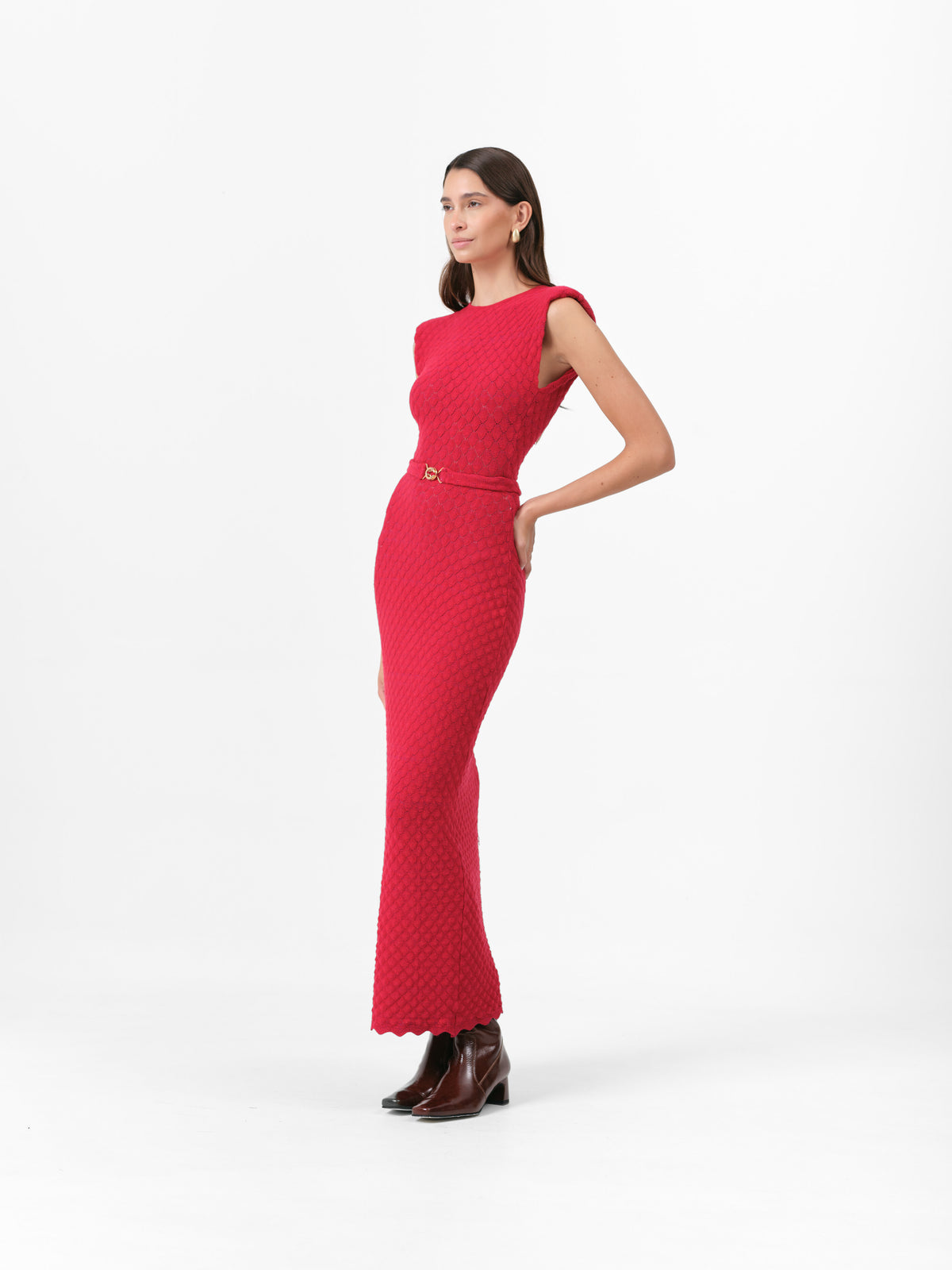 MONTANA DRESS SCARLET