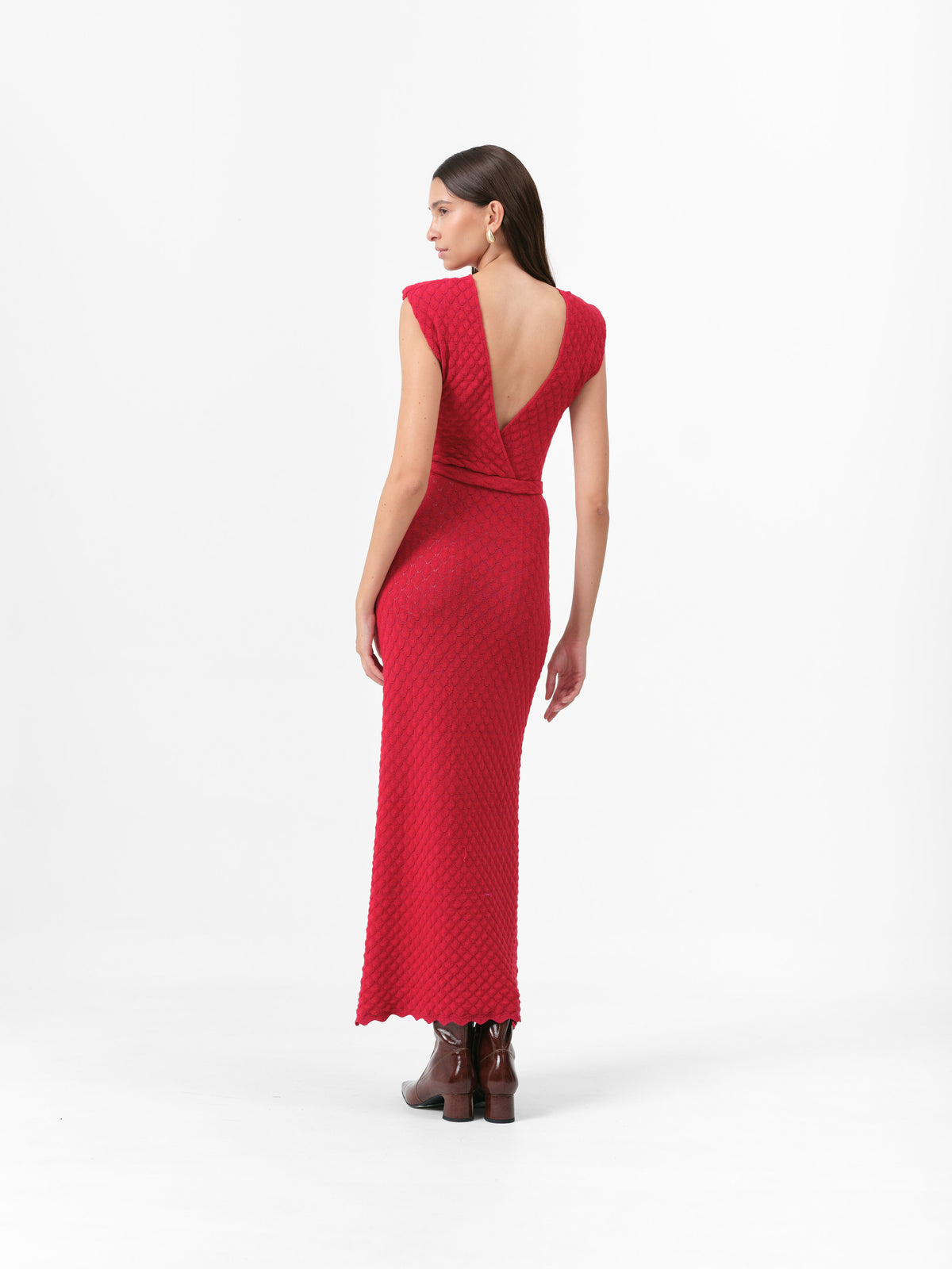 MONTANA DRESS SCARLET