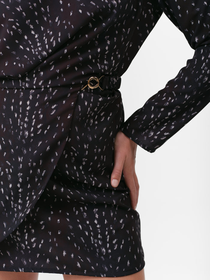 RAVEN DRESS BLACK DEER