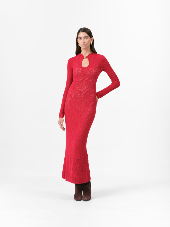 HEAVEN DRESS SCARLET