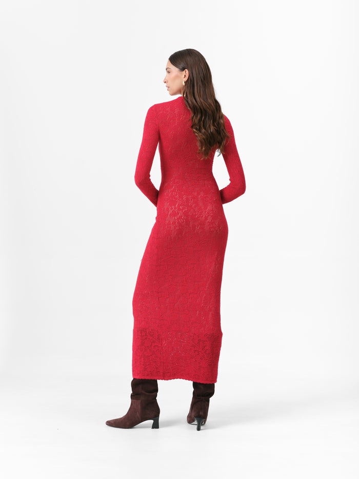 HEAVEN DRESS SCARLET