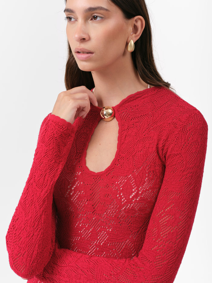 HEAVEN DRESS SCARLET