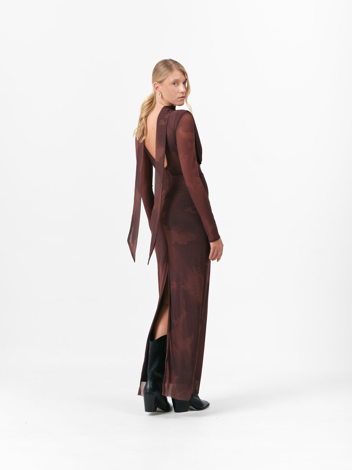 FAWN DRESS CHOCOLATE