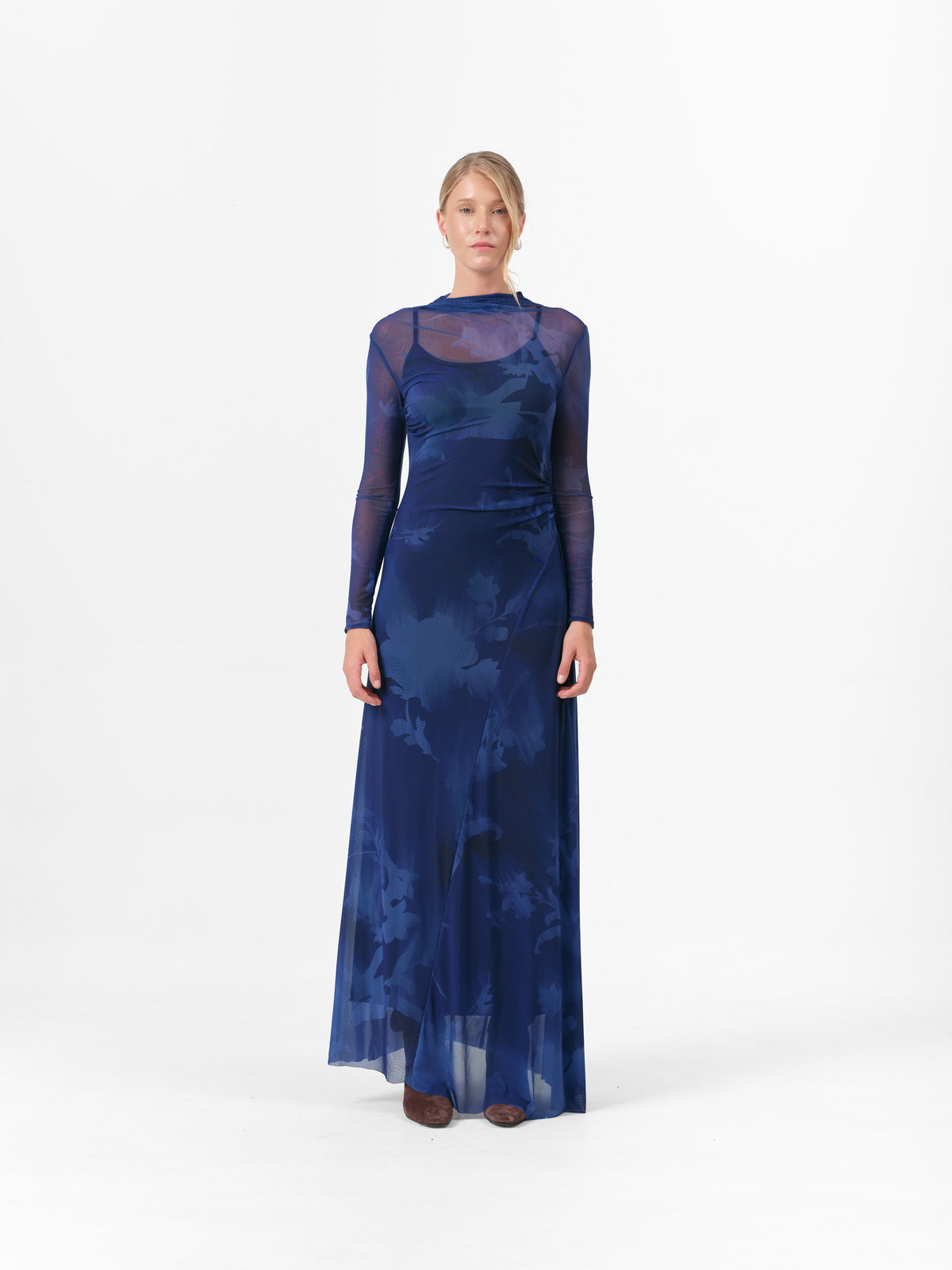 MOSS DRESS ROYAL BLUE