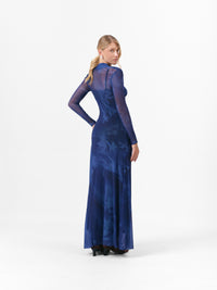 MOSS DRESS ROYAL BLUE