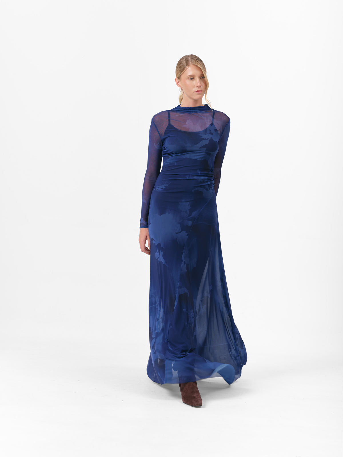 MOSS DRESS ROYAL BLUE