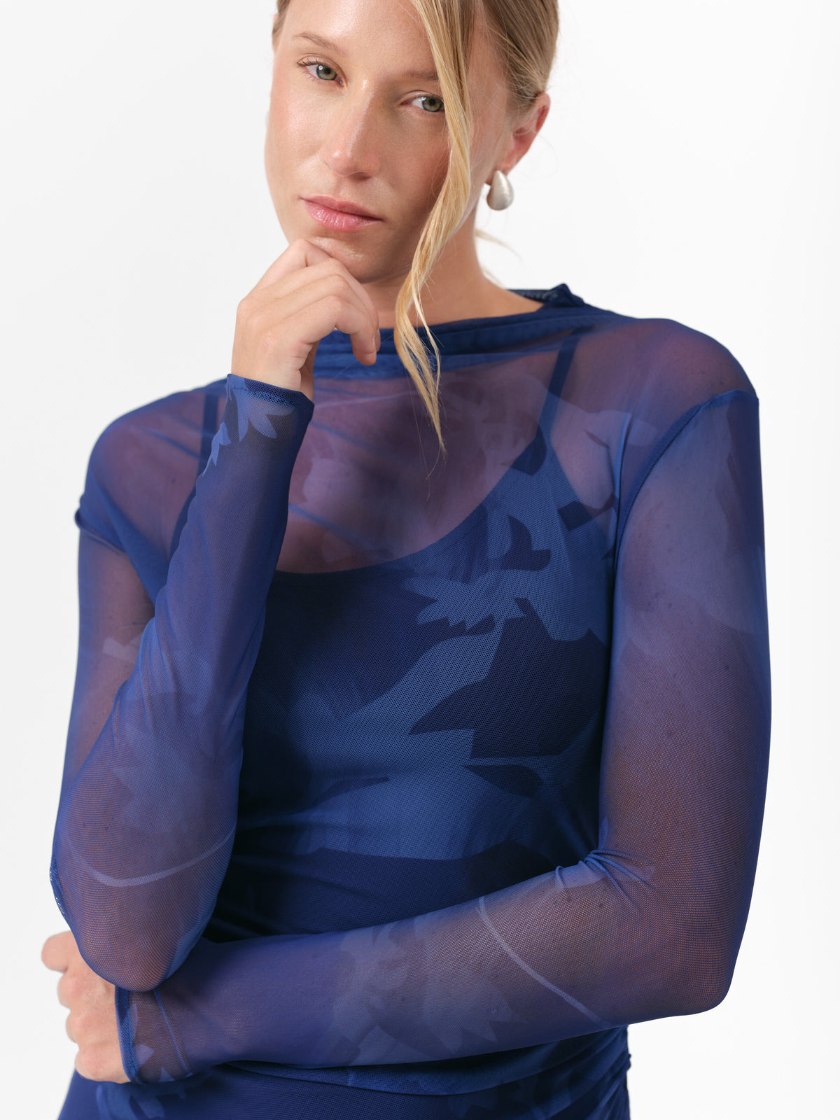 MOSS DRESS ROYAL BLUE