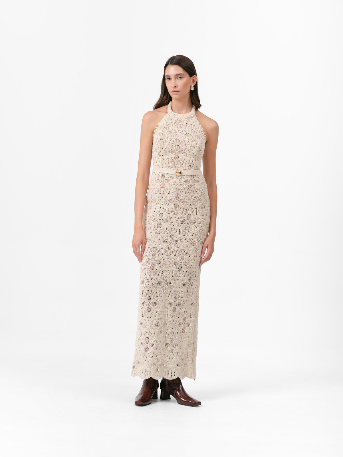 HAZEL DRESS ECRU