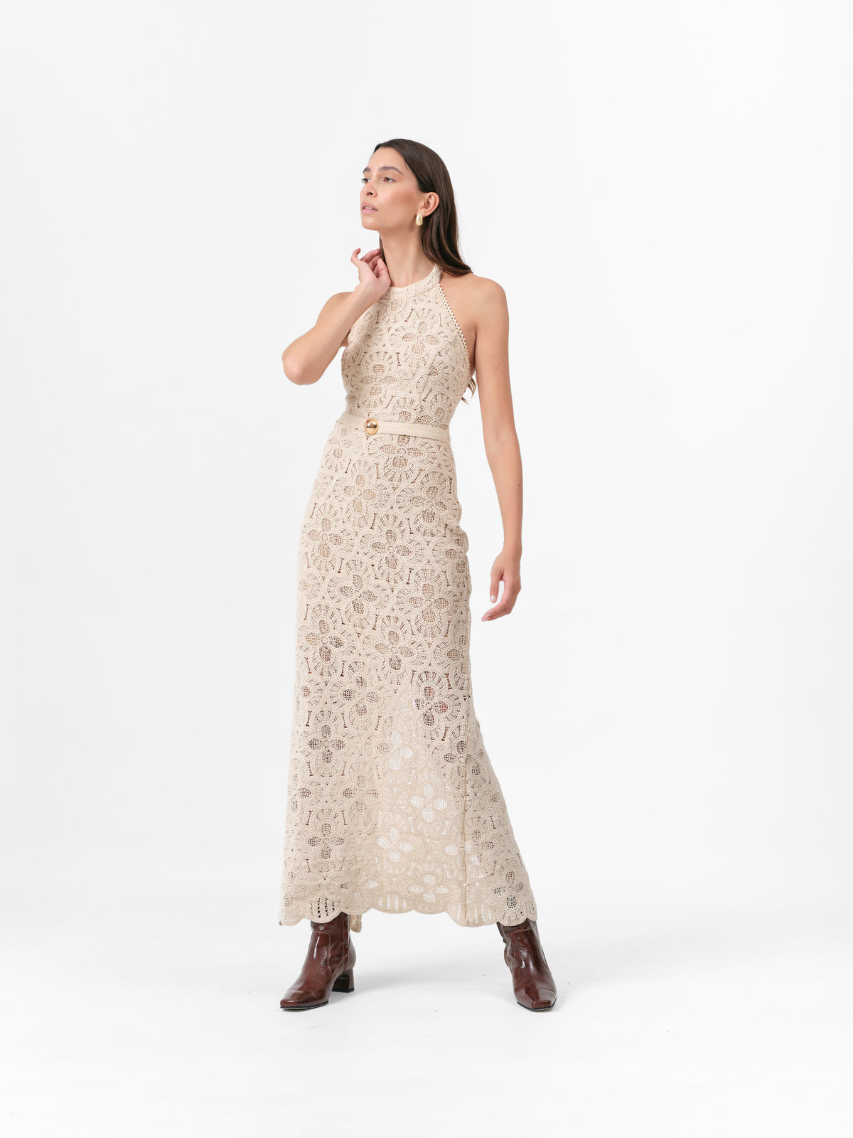 HAZEL DRESS ECRU