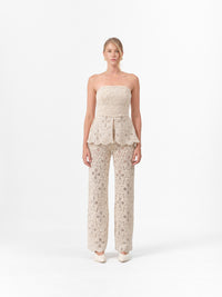 PEONY PANTS ECRU