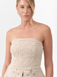 PEONY TOP ECRU