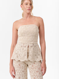 PEONY TOP ECRU