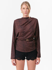 ASTER BLOUSE BROWN DEER