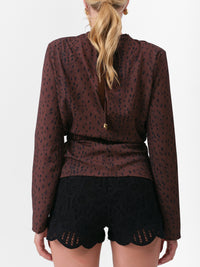 ASTER BLOUSE BROWN DEER