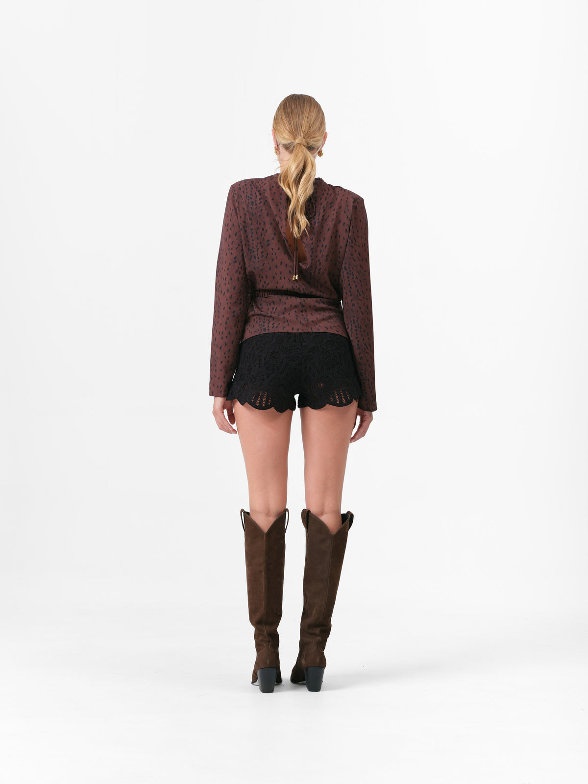 PEONY SHORTS BLACK