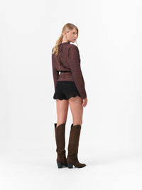 PEONY SHORTS BLACK