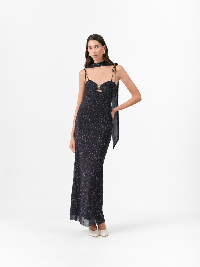 IVY DRESS BLACK DEER