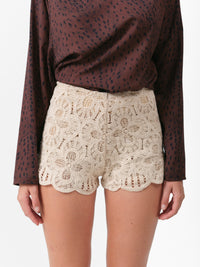 PEONY SHORTS ECRU