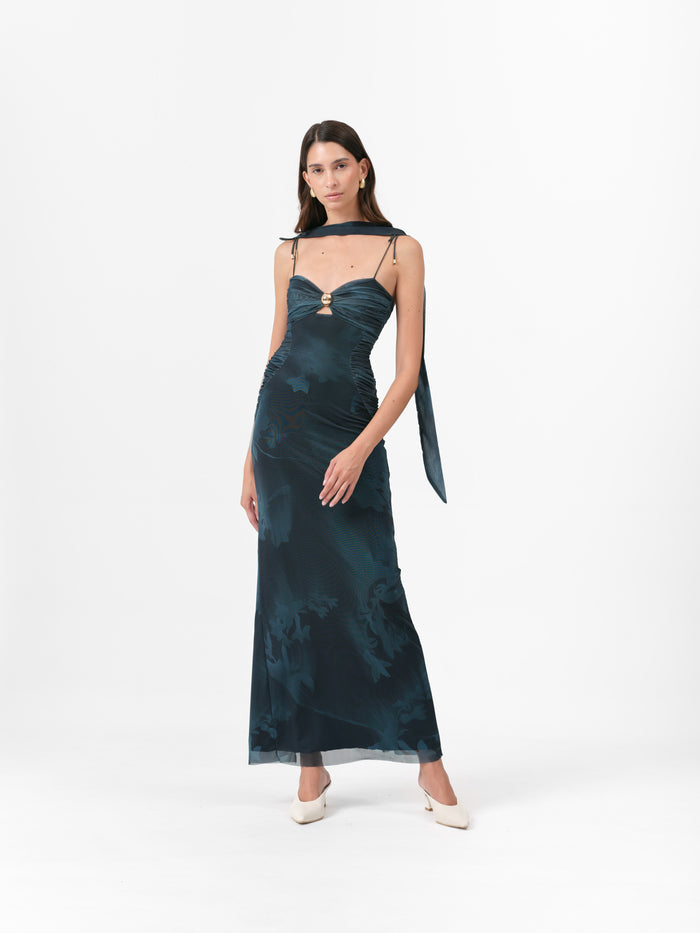 IVY DRESS TEAL