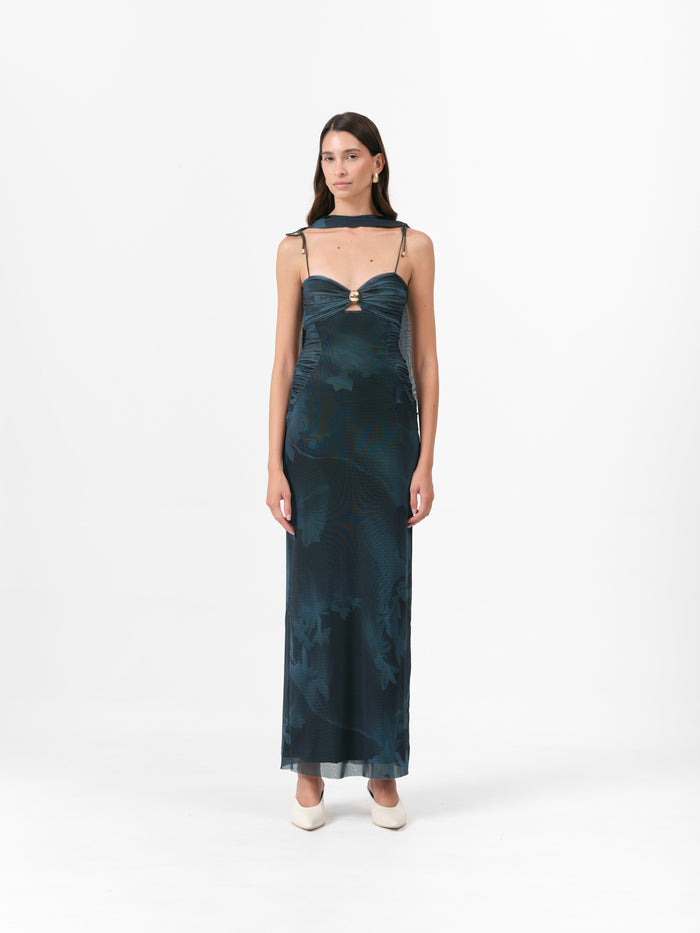 IVY DRESS TEAL