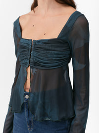 DIANDRA TOP TEAL