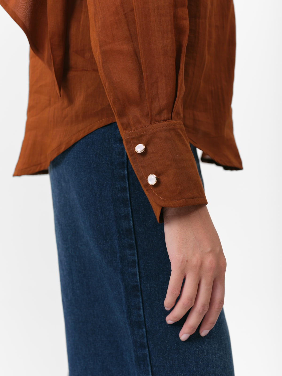 TEASEL BLOUSE CARAMEL
