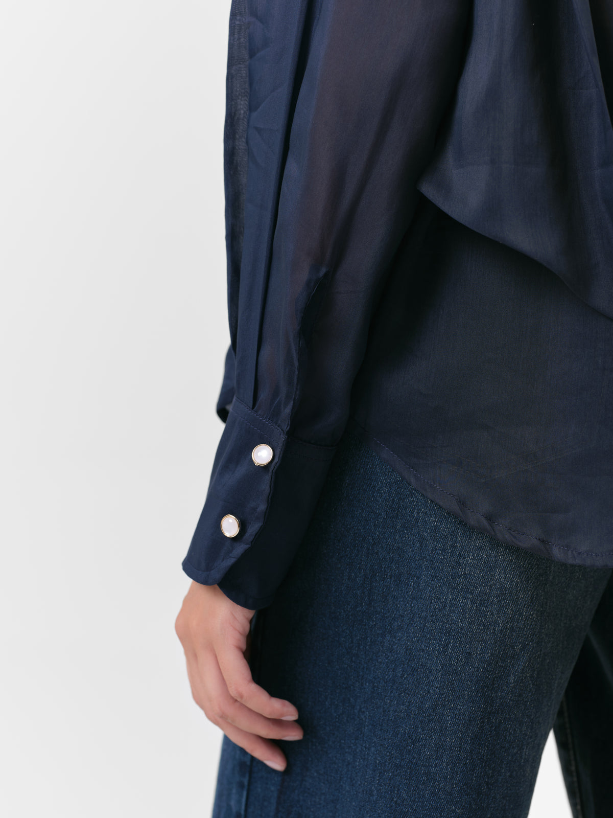TEASEL BLOUSE ROYAL BLUE
