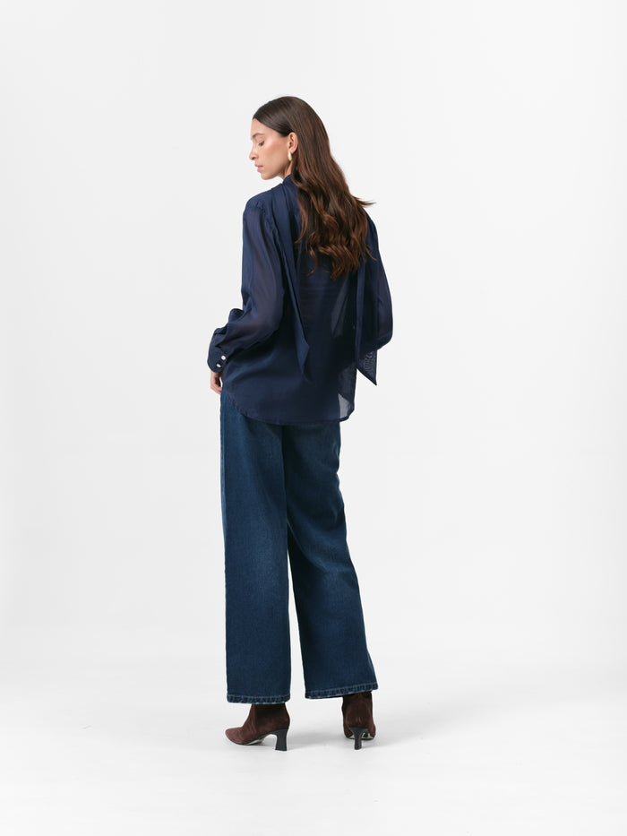 (PRE ORDER) TEASEL BLOUSE ROYAL BLUE