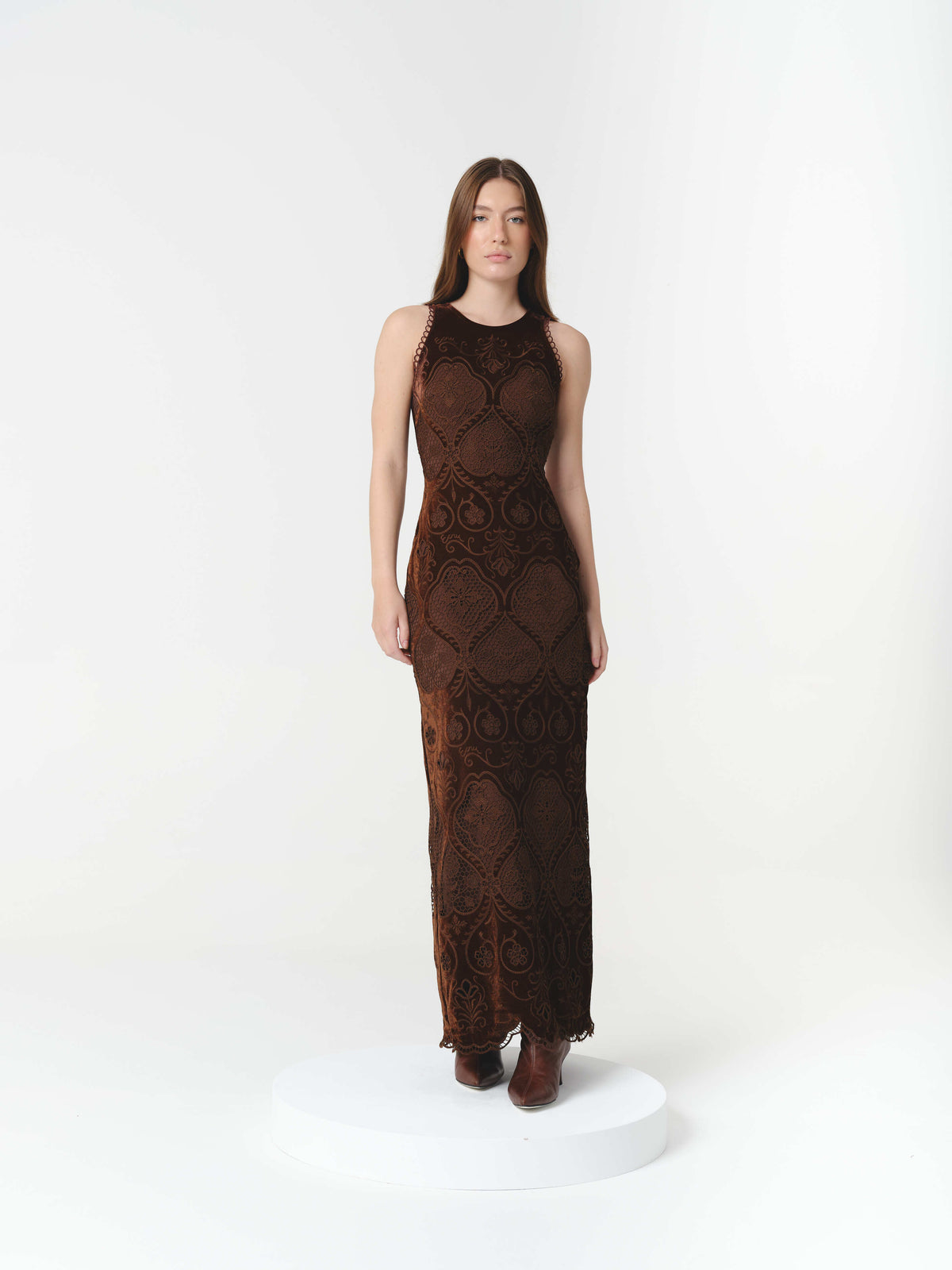 POPPY DRESS CHOCOLATE (PRE-ORDER) - (VIP)