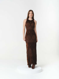 POPPY DRESS CHOCOLATE (PRE-ORDER) - (VIP)