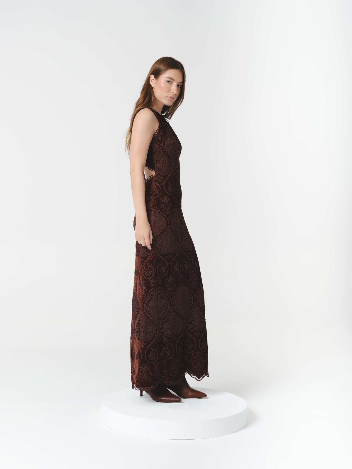 POPPY DRESS CHOCOLATE (PRE-ORDER) - (VIP)