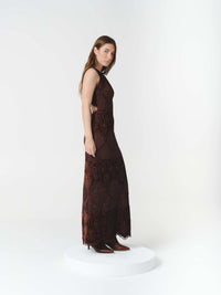 POPPY DRESS CHOCOLATE (PRE-ORDER) - (VIP)