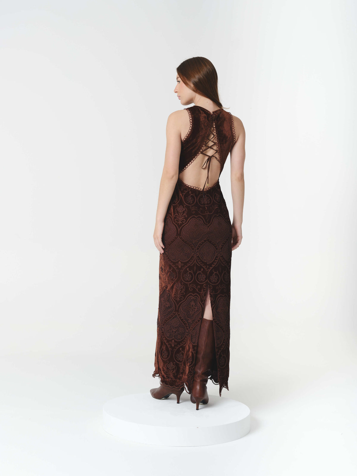 POPPY DRESS CHOCOLATE (PRE-ORDER) - (VIP)