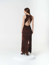 POPPY DRESS CHOCOLATE (PRE-ORDER) - (VIP)