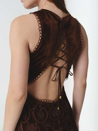 POPPY DRESS CHOCOLATE (PRE-ORDER) - (VIP)