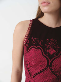 POPPY DRESS BURGUNDY (PRE-ORDER) - (VIP)