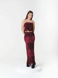 ALTHEA SKIRT BURGUNDY (VIP)