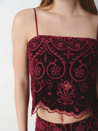 ALTHEA TOP BURGUNDY (VIP)