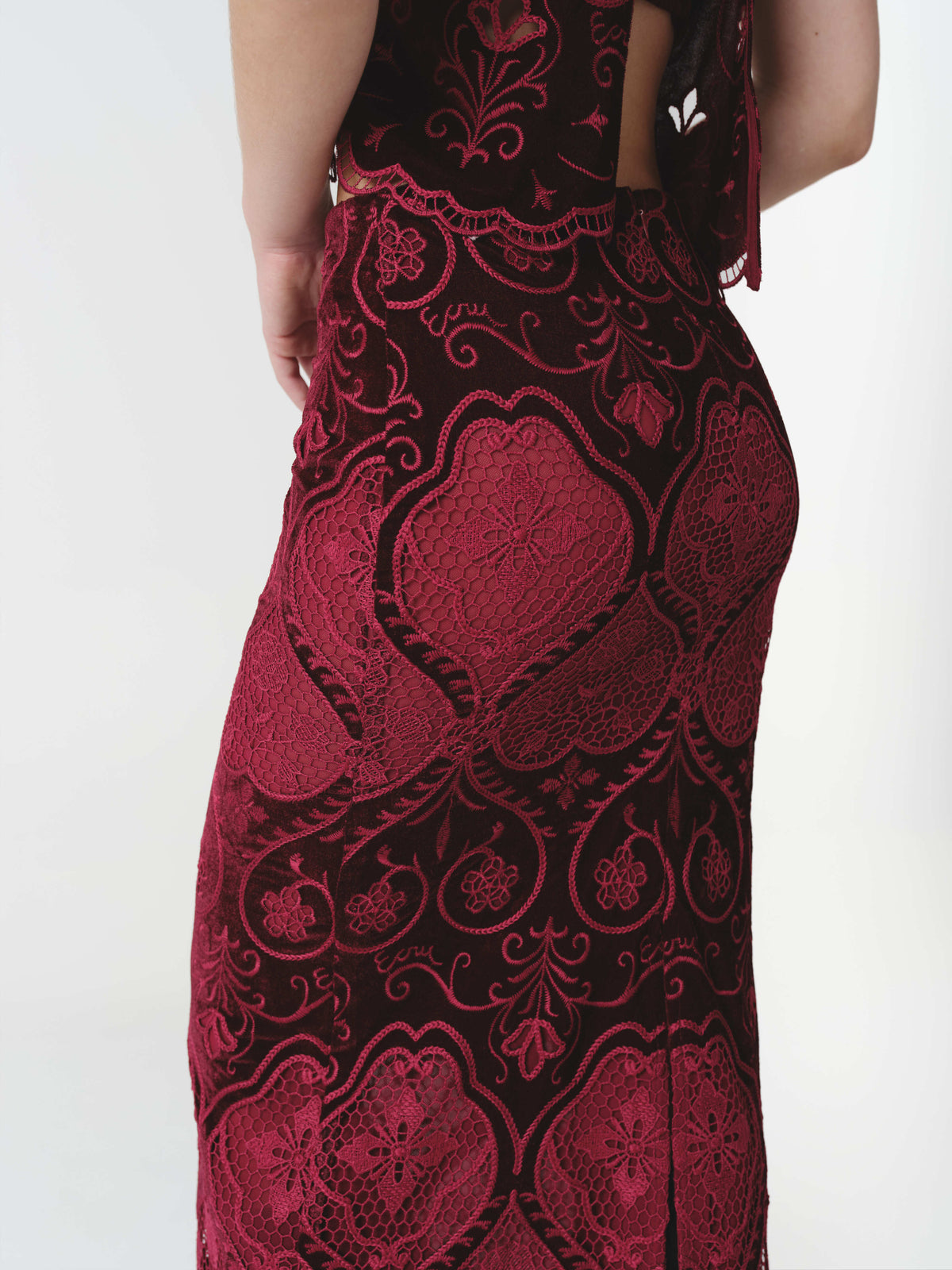 ALTHEA SKIRT BURGUNDY (VIP)
