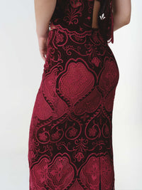 ALTHEA SKIRT BURGUNDY (VIP)