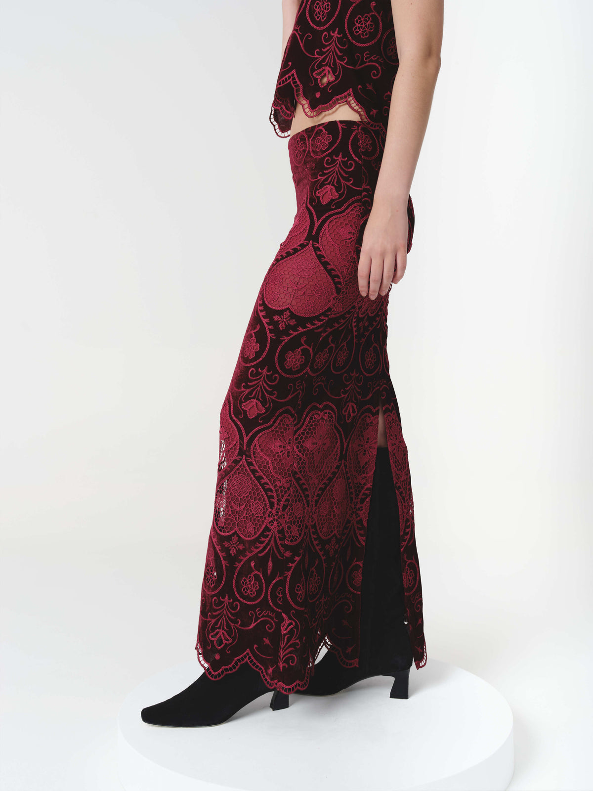 ALTHEA SKIRT BURGUNDY (VIP)