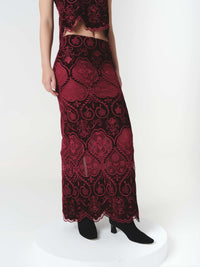 ALTHEA SKIRT BURGUNDY (VIP)