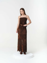 ALTHEA SKIRT CHOCOLATE (VIP)