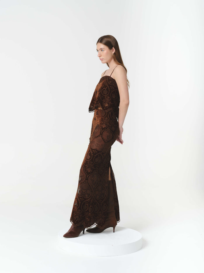 ALTHEA TOP CHOCOLATE