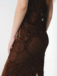 ALTHEA SKIRT CHOCOLATE (VIP)