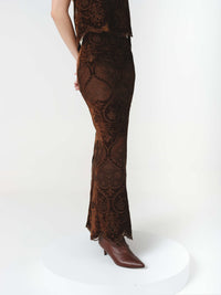ALTHEA SKIRT CHOCOLATE (VIP)